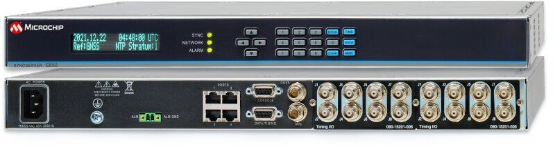 Microchip SyncServer S650 NTP time server